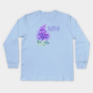 lilac Kids Long Sleeve T-Shirt